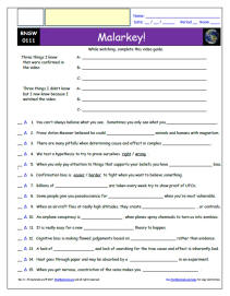 FREE Differentiated Worksheet for Bill Nye Saves the World *- Malarkey! - Episode FREE Differentiated Worksheet / Video Guide
