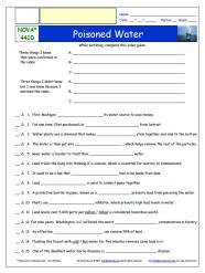 FREE worksheet for the NOVA * - Poisoned Water Episode Free Differentiated Worksheet / Video Guide