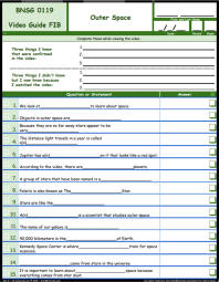 FREE Differentiated Worksheet for the Bill Nye - The Science Guy * - Outer Space Episode Free Worksheet / Video Guide
