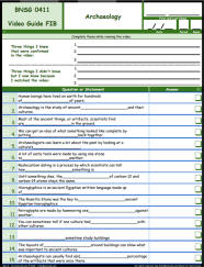 FREE Differentiated Worksheet for the Bill Nye - The Science Guy * - Archaeology Episode Free Worksheet / Video Guide