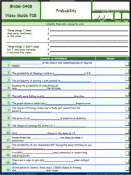 FREE Differentiated Worksheet for the Bill Nye - The Science Guy * - Probability Episode Free Worksheet / Video Guide