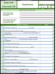 FREE Differentiated Worksheet for the Bill Nye - The Science Guy * - Pseudoscience Episode Free Worksheet / Video Guide