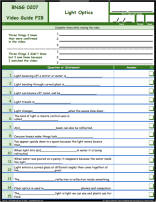 FREE Differentiated Worksheet for the Bill Nye - The Science Guy * - Light and Optics Episode Free Worksheet / Video Guide