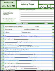 FREE Differentiated Worksheet for the Bill Nye - The Science Guy * - Spinning Things Episode Free Worksheet / Video Guide