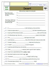 FREE Differentiated Worksheet for EYEWITNESS * - Desert - Episode FREE Differentiated Worksheet / Video Guide