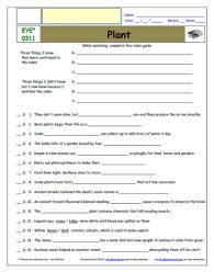 FREE Differentiated Worksheet for EYEWITNESS * - Plant - Episode FREE Differentiated Worksheet / Video Guide