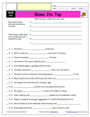 FREE Differentiated Worksheet for the Magic School Bus * - Blows Its Top - Episode FREE Differentiated Worksheet / Video Guide