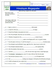 FREE worksheet for the NOVA * - Himalayan Megaquake  Episode Free Worksheet / Video Guide